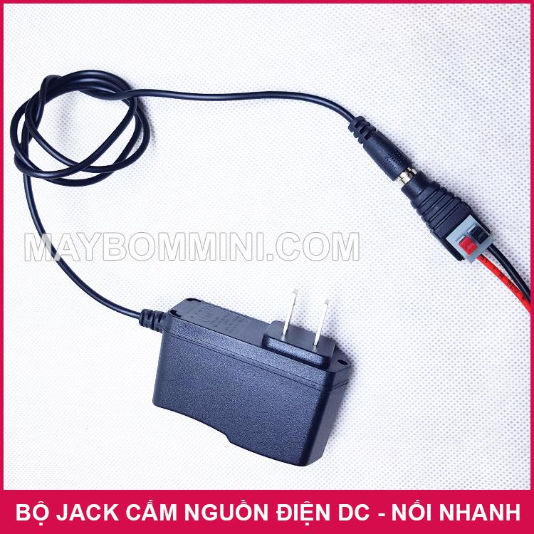 [HCM]3 Bộ Jack Cấm Nguồn Điện DC đực cái kiểu nối nhanh - 6 cái
