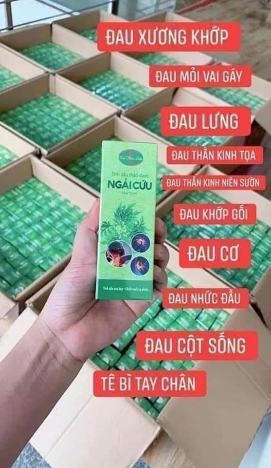 TINH DẦU XOA BÓP NGÃI CỨU