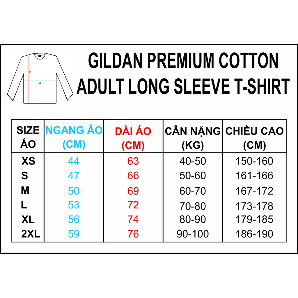 [ÁO THUN MỸ] Áo thun Gildan Hammer dài tay 100% cotton [MÃ HA40]
