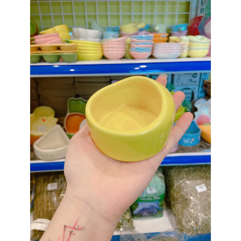 chén vòm trơn size lớn cho hamster /sóc /nhím /fat tail /dumbo / rat -T3 PETS SHOP