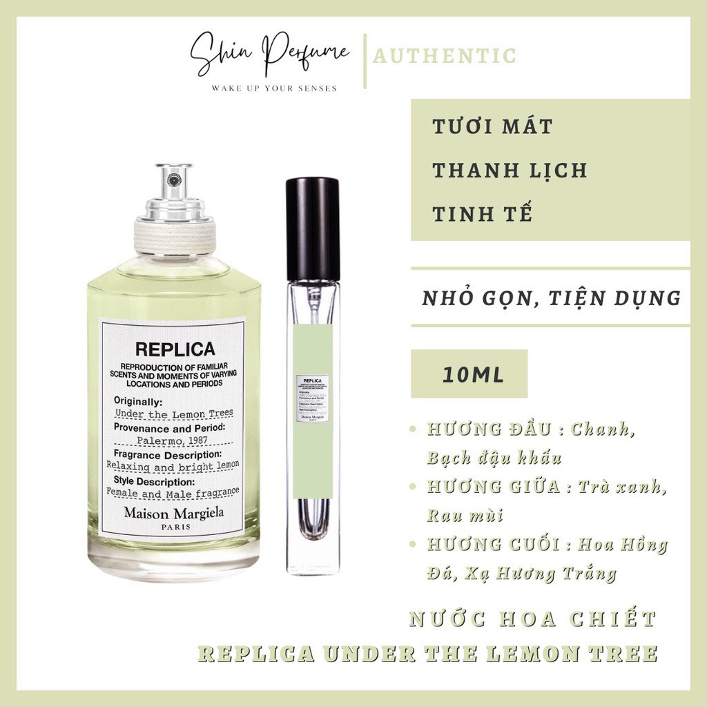 [ Mẫu Thử ] Nước Hoa Nữ 🍋 Under The Lemon Tree