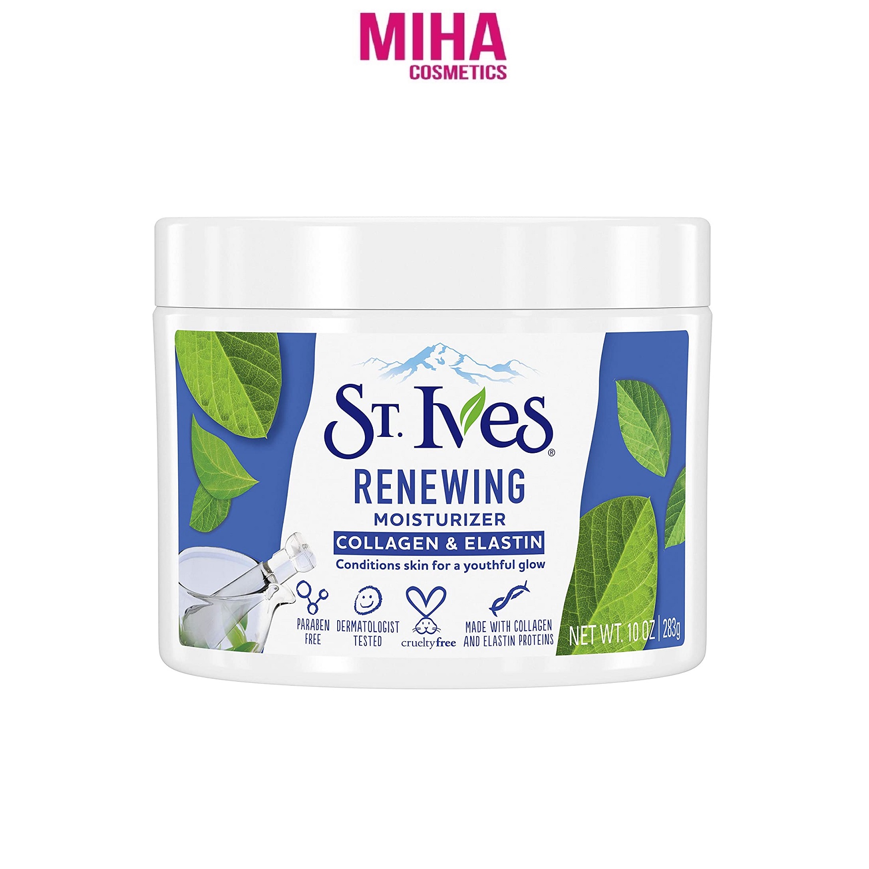 Kem Dưỡng Ẩm St.Ives Renewing Collagen & Elastin Moisturizer 283g USA