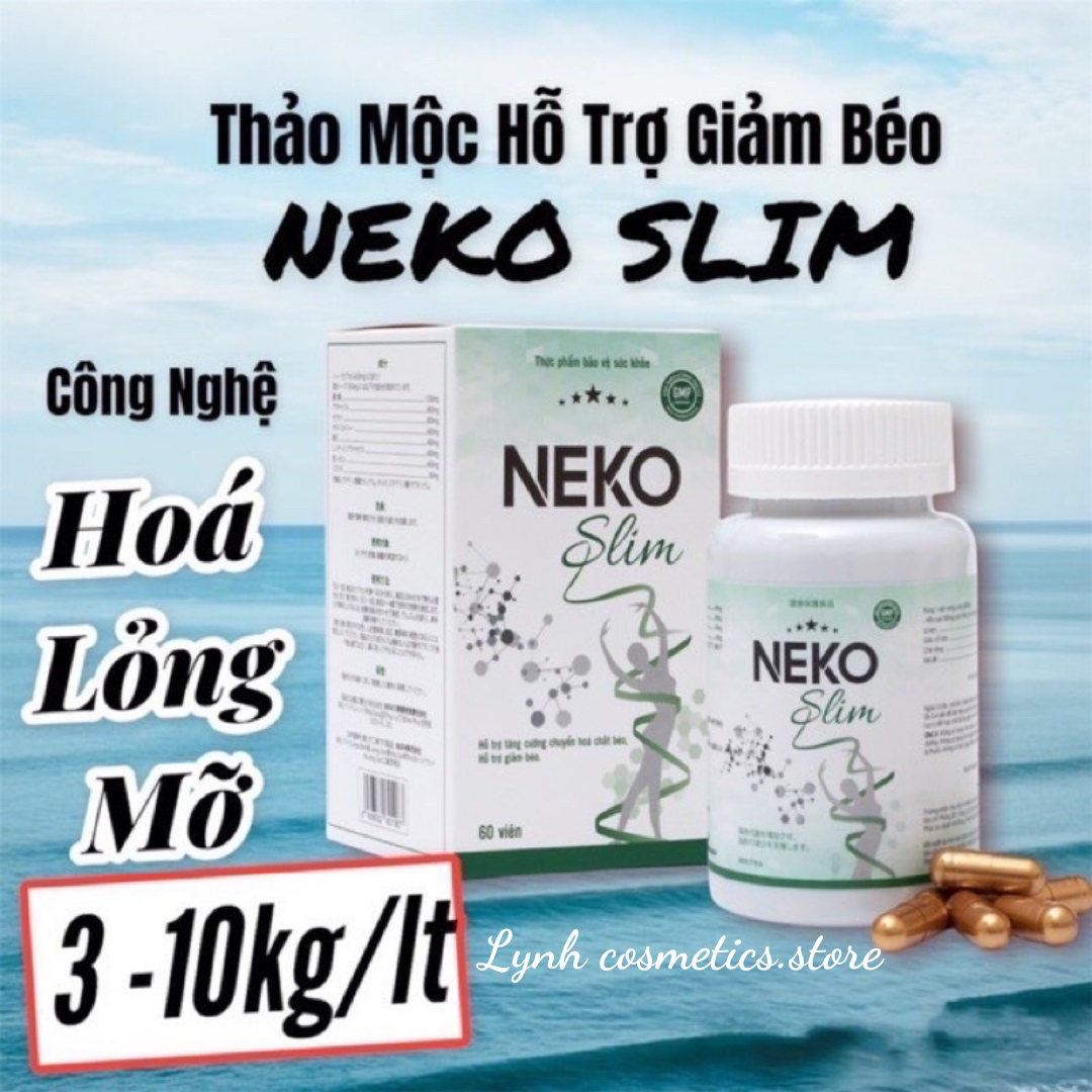 Giảm Cân NEKO SLIM thảo mộc Giảm cân nhanh cấp tốc an toàn 60V