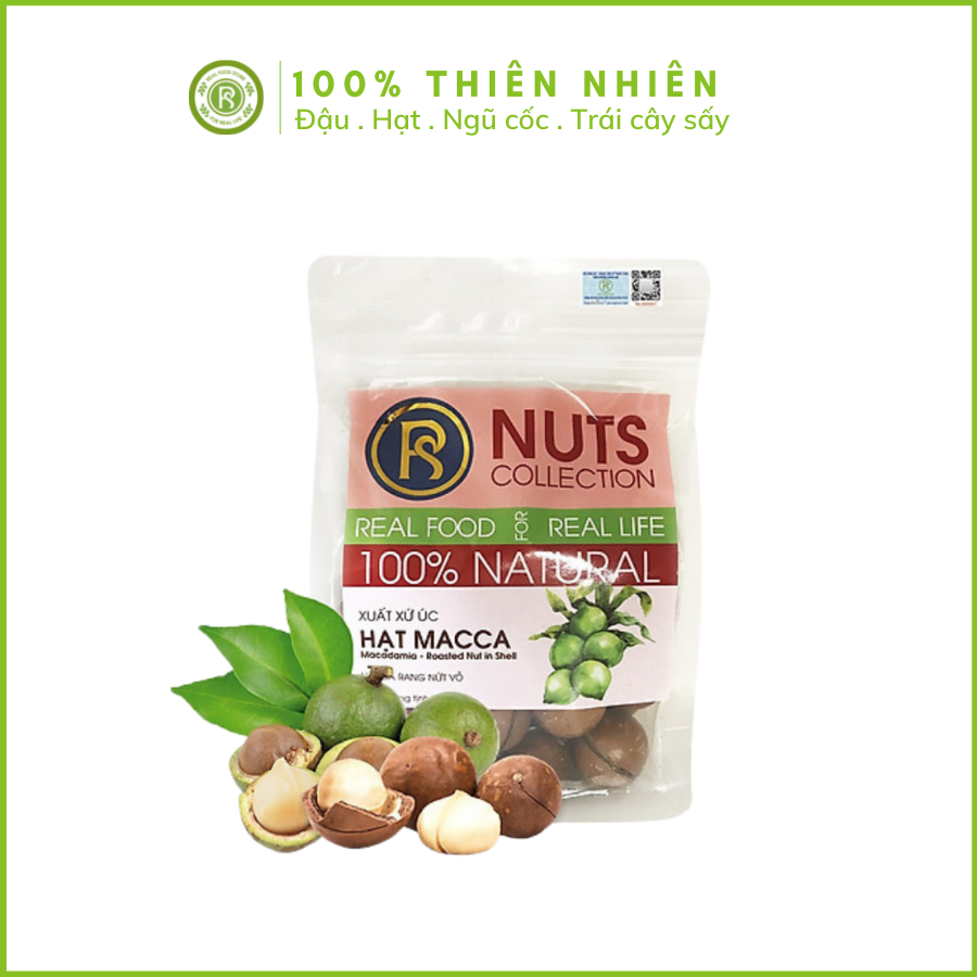 [MỚI] Hạt Macca Úc REAL FOOD (500g, 1Kg)