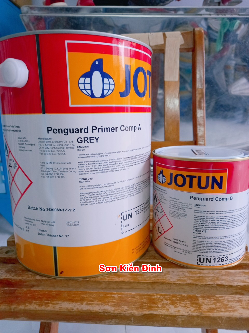 [HCM]Sơn lót epoxy chống rỉ Jotun Penguard 2 thành phần 5L