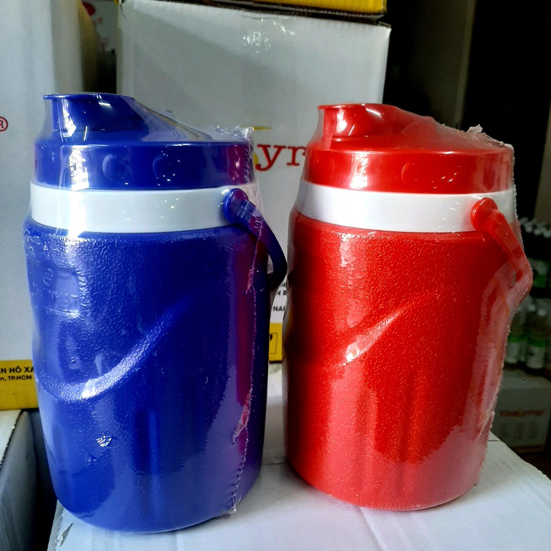Bình Đá Giữ Nhiệt Nắp Bật, Bình Đựng Nước Việt Nhật