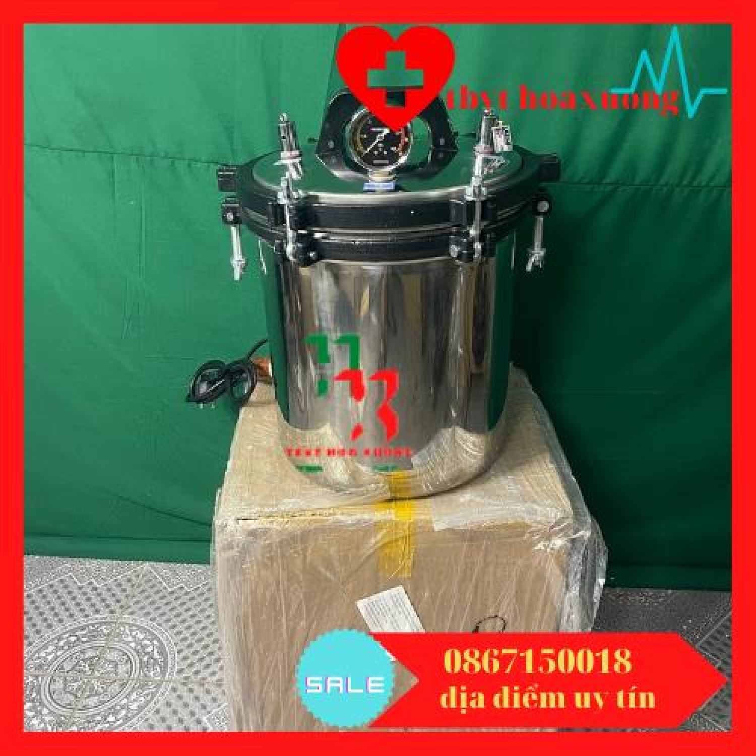 Nồi hấp ướt tiệt trùng 18 lít