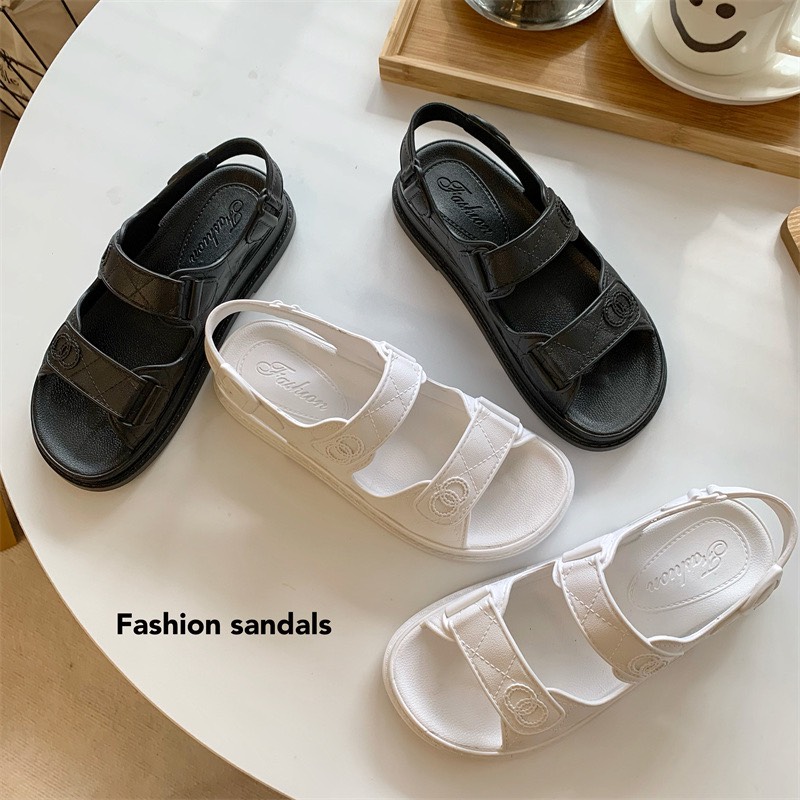 Sandal Cao su dẻo 3cm siêu êm