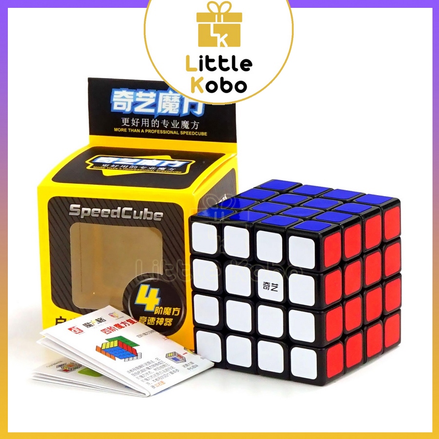 Rubik 4x4 QiYi QiYuan 4x4 Cube Khối Lập Phương Rubic 4 Tầng Đồ Chơi Trí Tuệ Trẻ Em Phát Triển Tư Duy 4x4x4 - Little Kobo