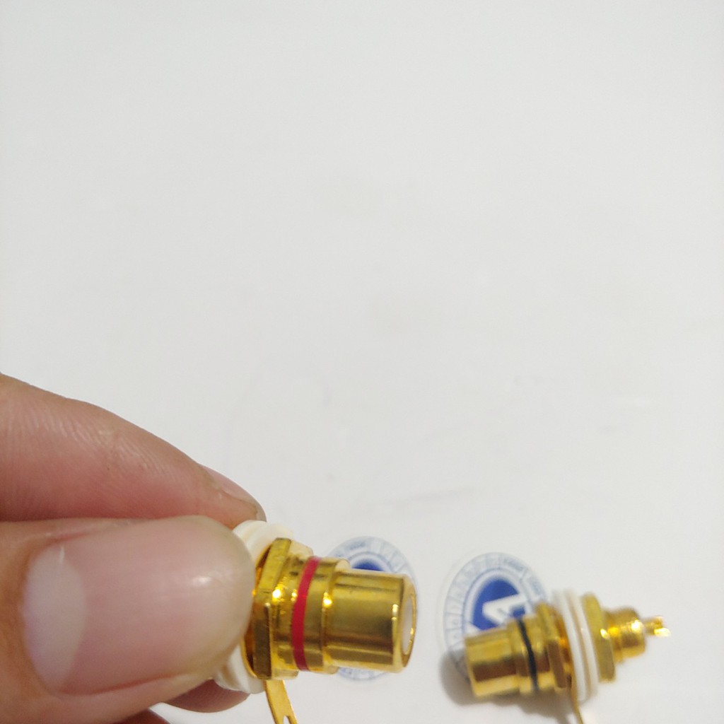 Jack rca jack av rời , đầu av rời đầu rca 2 cái 1 đỏ 1 đen