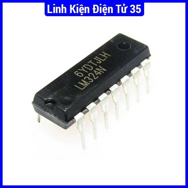 IC LM324 Dip-14 giúp khuếch đại thuật toán