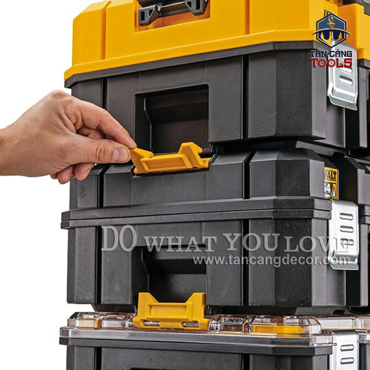Combo Thùng Đựng Dụng Cụ DeWalt DWST83411 Có Xe Kéo