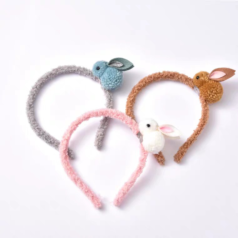 Cài tóc cho bé hình thỏ con cute siêu êm tóc