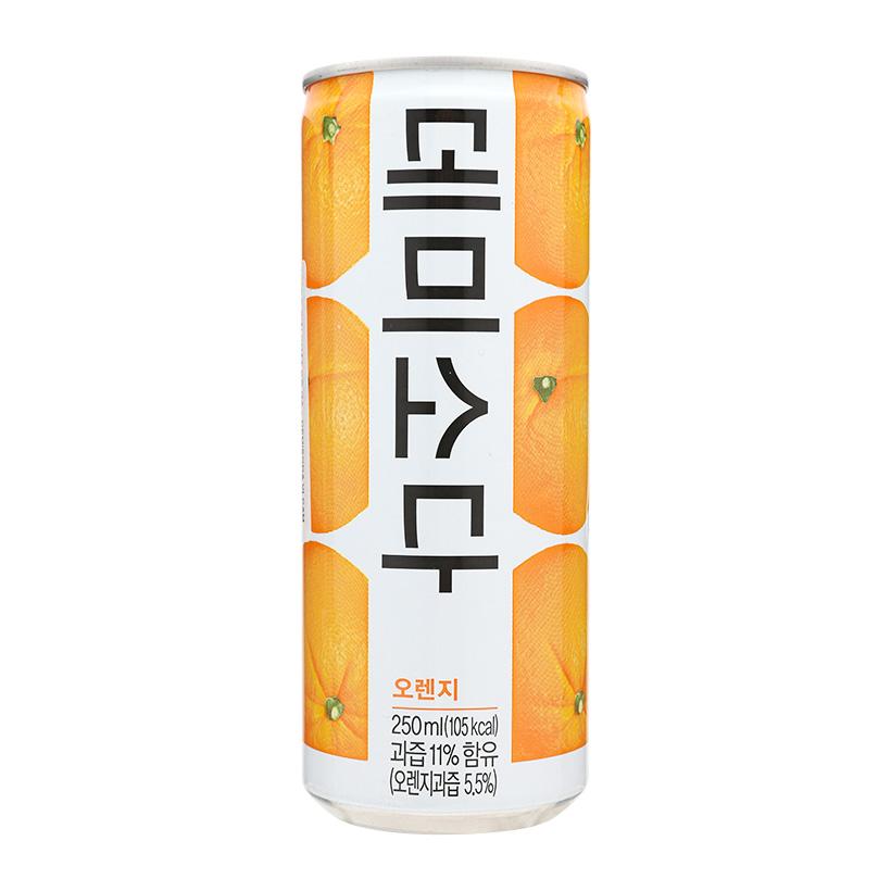 Nước trái cây Demisoda Hàn Quốc lon 250ml