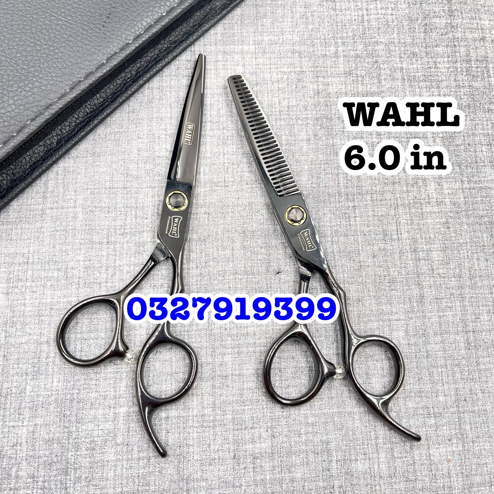 WAHL Kéo Cắt Tỉa Tóc Cao Cấp 6.0 in Thép Nhật S440 Độ Cứng Trên 62HRC Chất Lượng Tốt Nhất ( WAHL 38Đ )