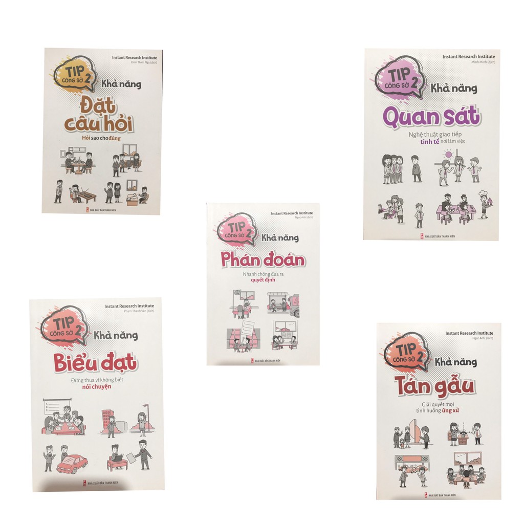Sách - Combo Tip Công Sở 2 ( Bộ 5 Cuốn)