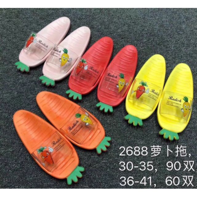 Dép carot siêu cho mẹ và bé