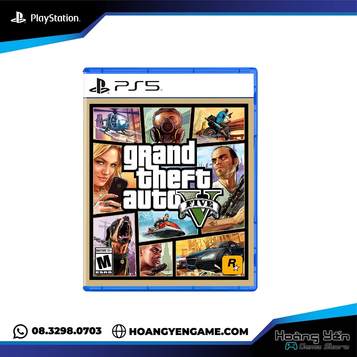 Đĩa game gta v ps5