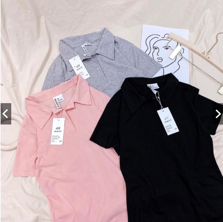 Đầm polo sơ mi xinh đẹp chất liệu bền