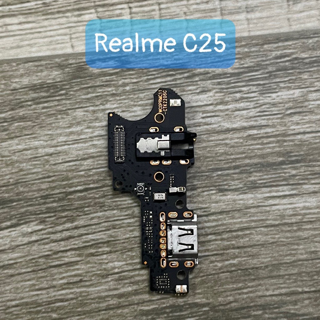 Cụm bo sạc, chân sạc realme C25 hàng zin