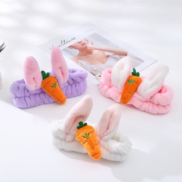 Băng đô thỏ cà rốt 3D SIÊU YÊU