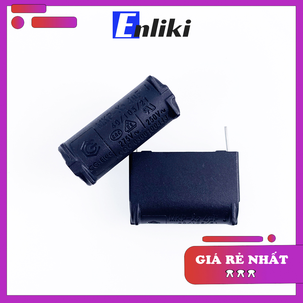 4uF Tụ Bếp Từ CG 275VAC 400VDC Đứng