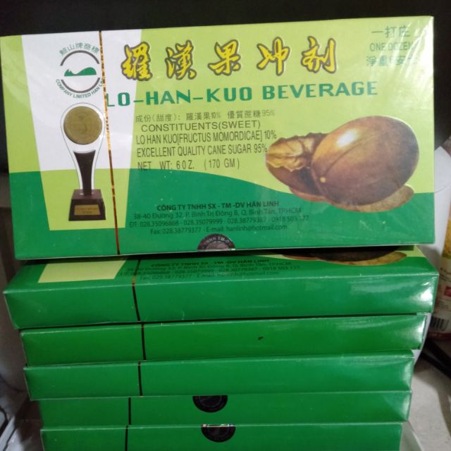 1 hộp trà La hán qủa hòa tan hán linh loại 1