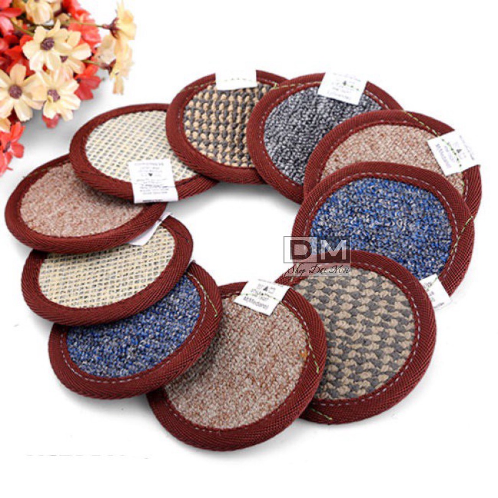 Đế lót ly vải thổ cẩm chất lượng