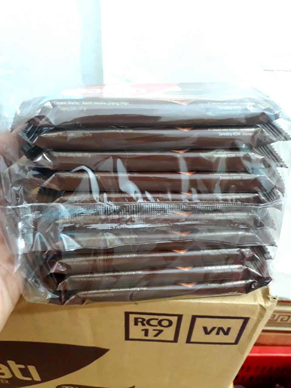 COMBO 60 Cái x 17g Bánh Xốp Nabati Socola