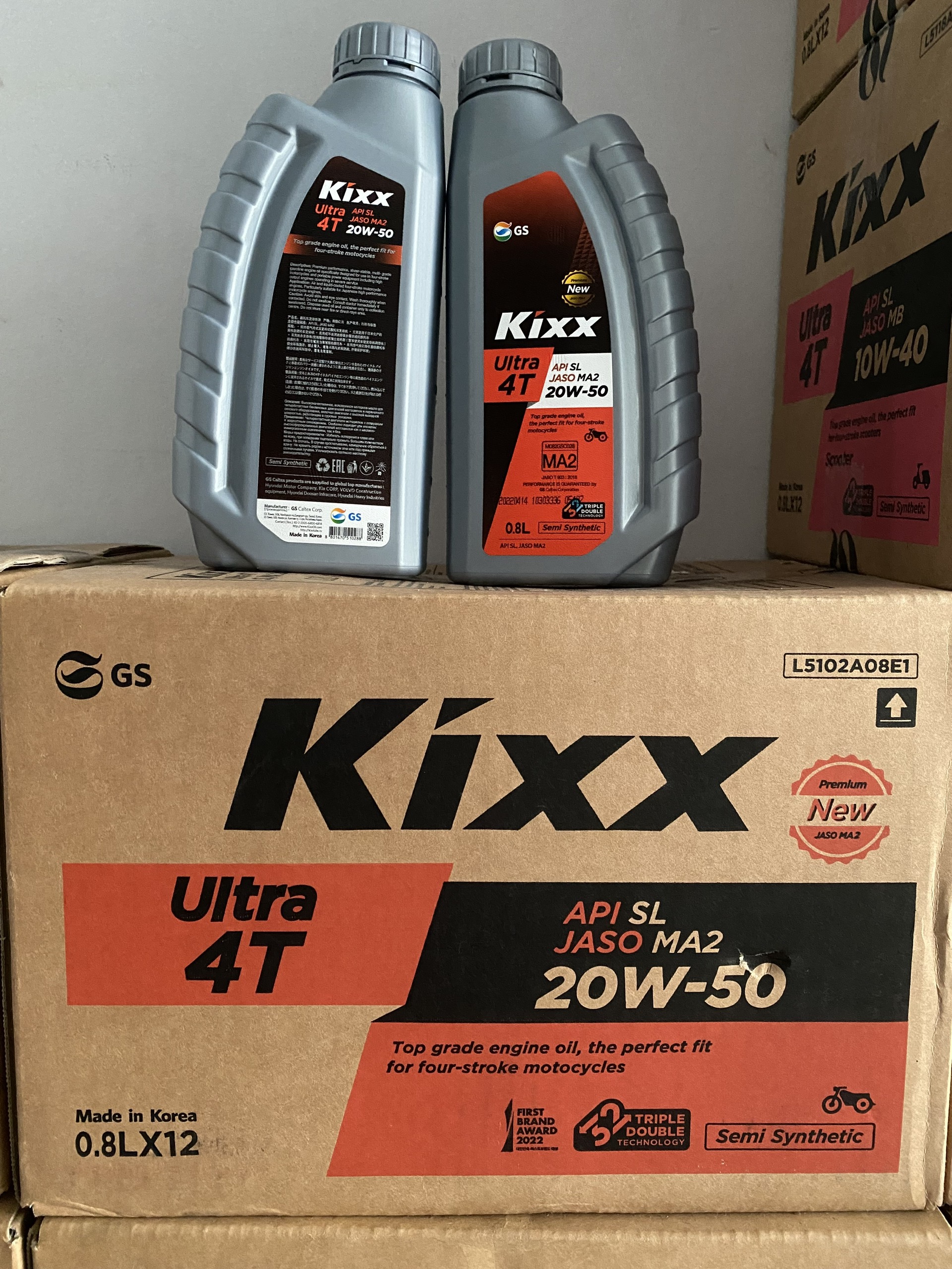 nhớt xe số Kixx 20w50 SL