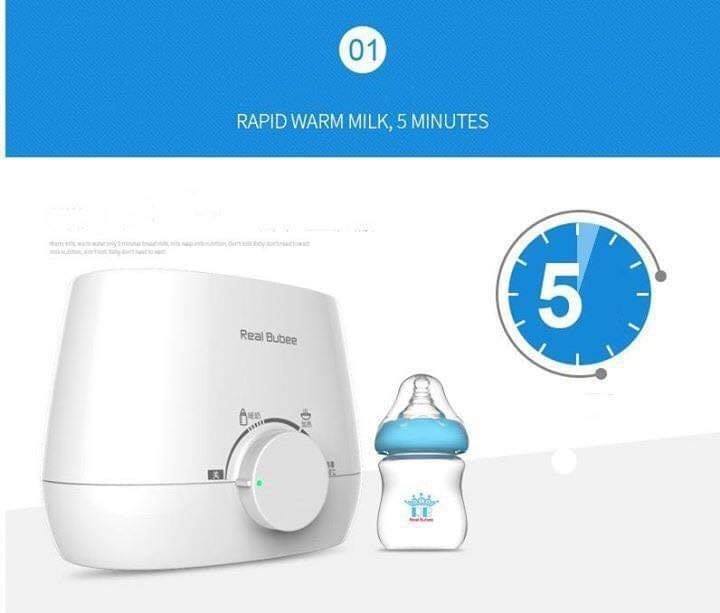 MÁY HÂM SỮA ĐÔI ĐA NĂNG REAL BUBEE. MÁY HÂM SỮA, MÁY TIỆT TRÙNG BÌNH SỮA