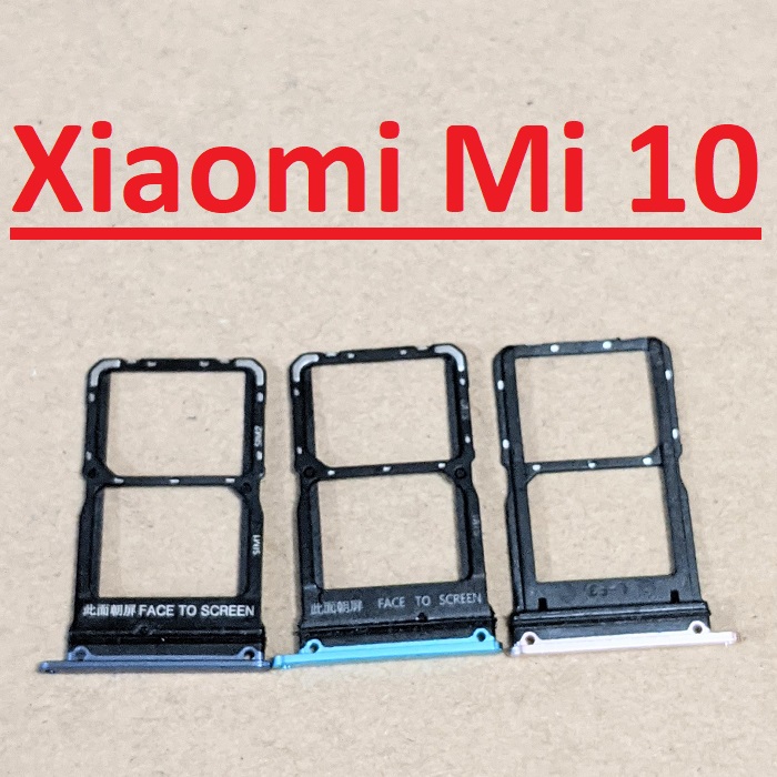 Chính Hãng Khay Sim Xiaomi Mi 10 Khay Thẻ Nhớ Linh Kiện Thay Thế