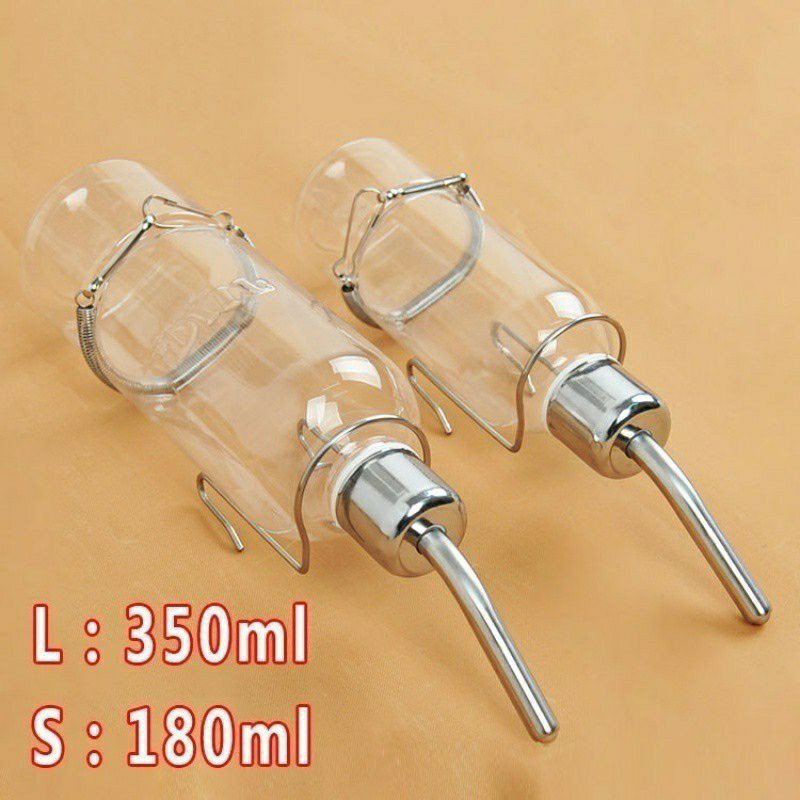 Bình nước uống bi cho mèo, chồn, chó 350ml