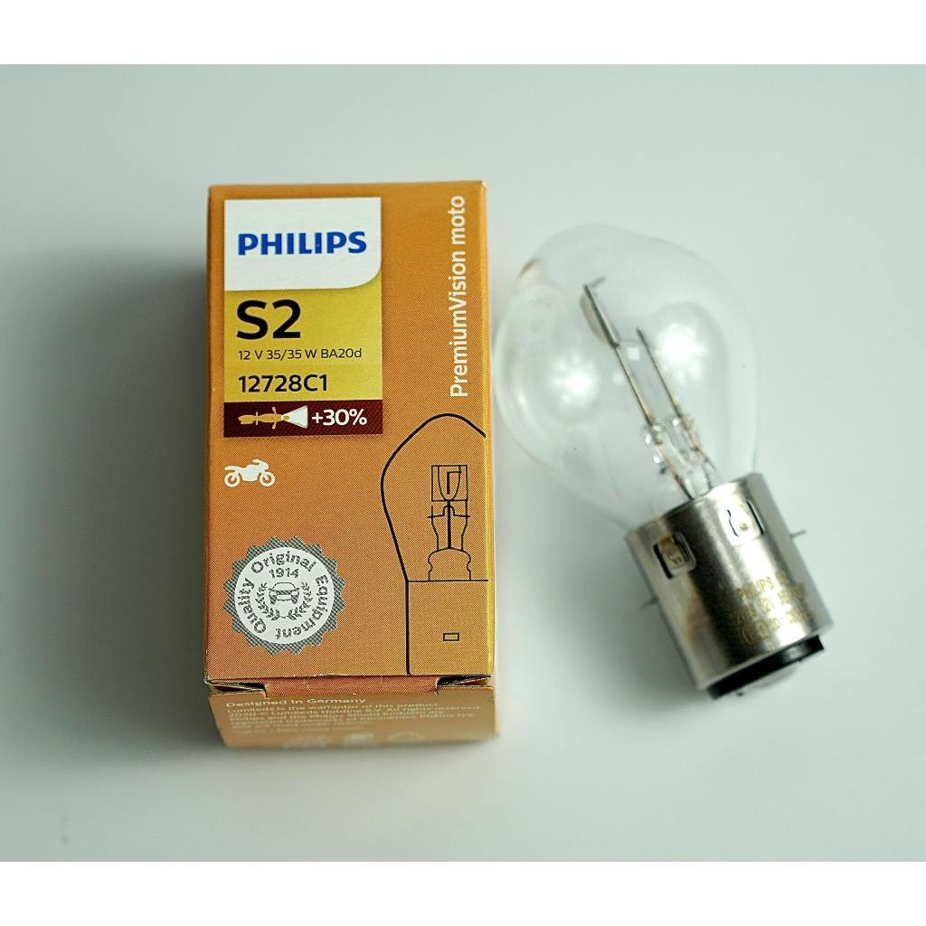 Bóng đèn pha xe máy Philips S2 - SPACY Việt, SCR, @ Strem