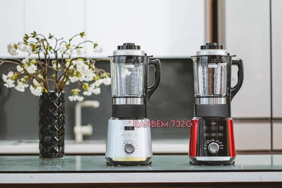 (+ tặng 101 công thức làm sữa hạt+sách hdsd tiếng việt)Máy xay sữa hạt đa năng RANBEM 732G - Model 2019( tiếng việt)
