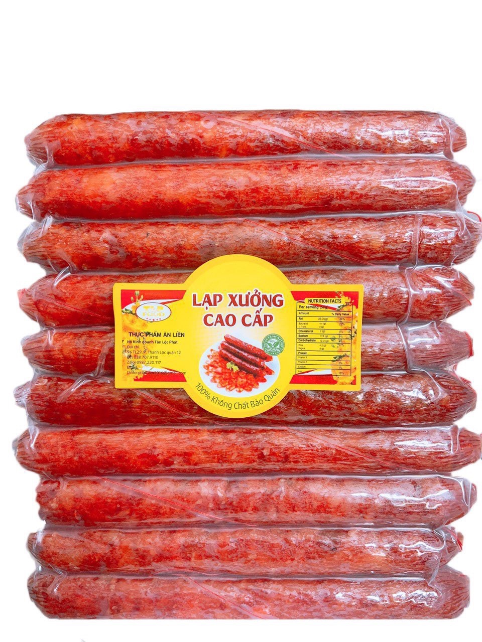 LẠP XƯỞNG TÔM TÂN LỘC PHÁT - BỊCH 500G
