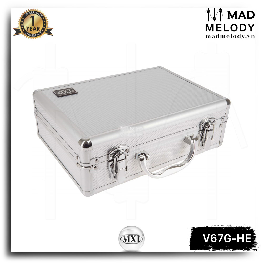MXL V67G HE Heritage Edition Condenser Microphone (Micro thu âm cho phòng thu studio giải trí livestream, Brand New)