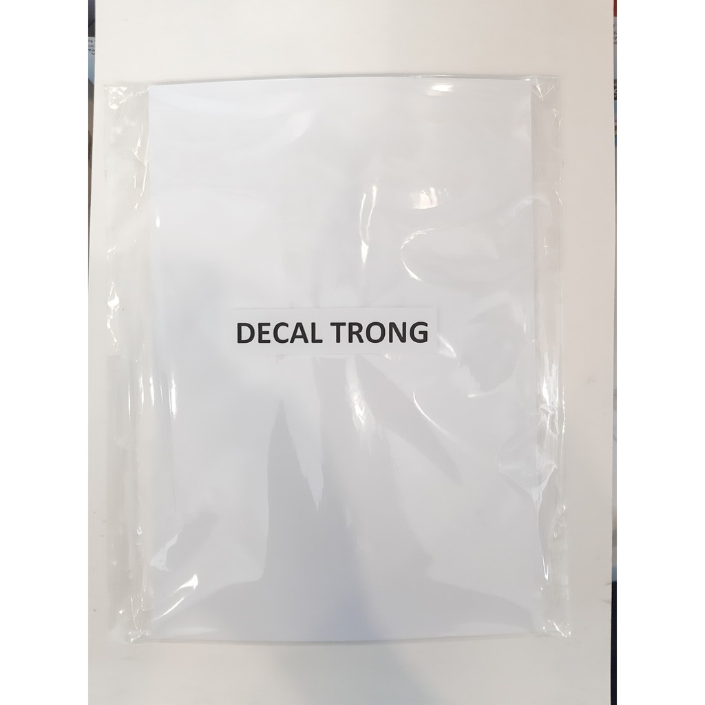Decal trong AMAZON - khổ A4 - Xấp 100 tờ