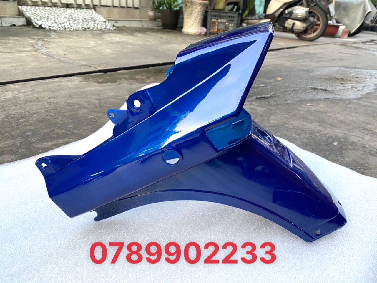 DÀN ÁO XE DREAM MÀU XANH DƯƠNG CÓ ĐÈN ĐẶC BIỆT