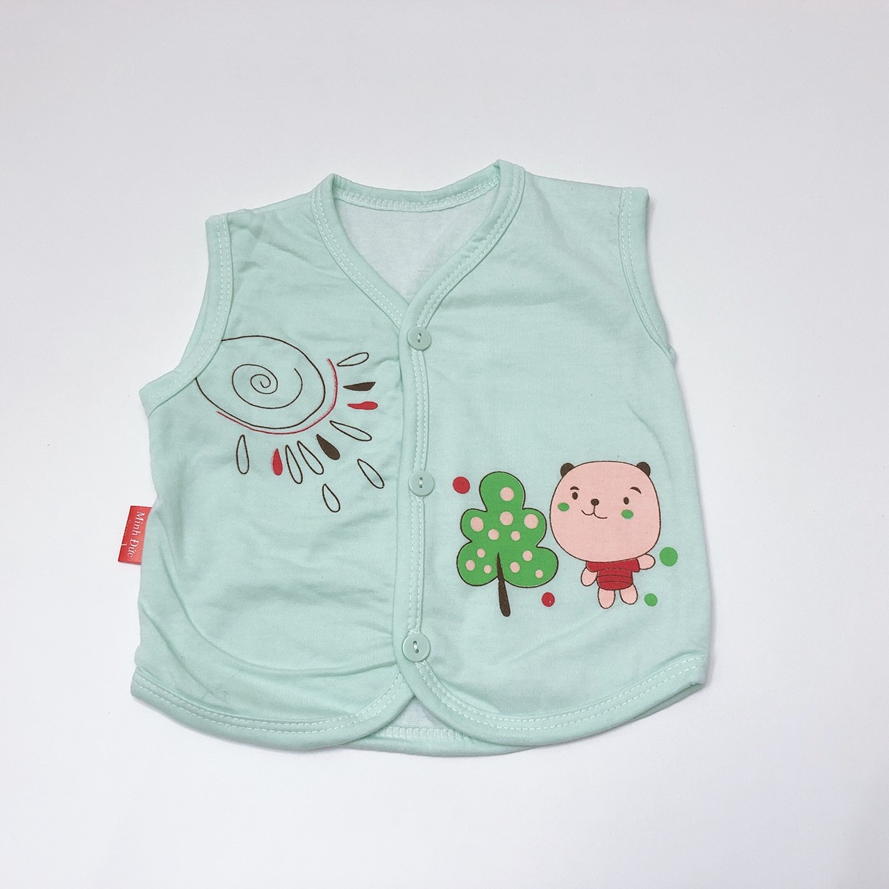 Áo Gile cotton 2 lớp cho bé