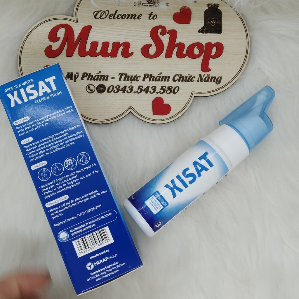 Nước Biển Sâu Xịt Thông Mũi Xisat Chai 75Ml