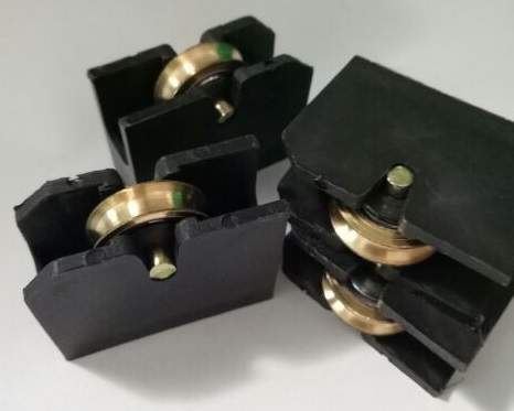 Combo 4 Bánh xe cửa lùa đồng