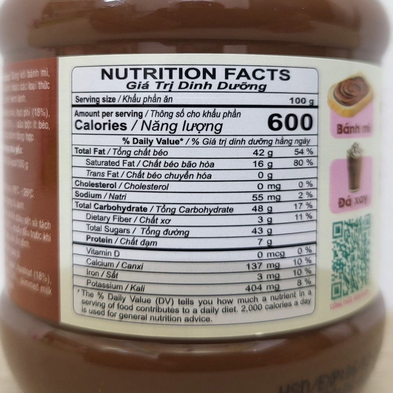 GOLDEN FARM (hộp 340g) BƠ HẠT PHỈ CA CAO Hazelnut Cocoa Butter (HALAL)