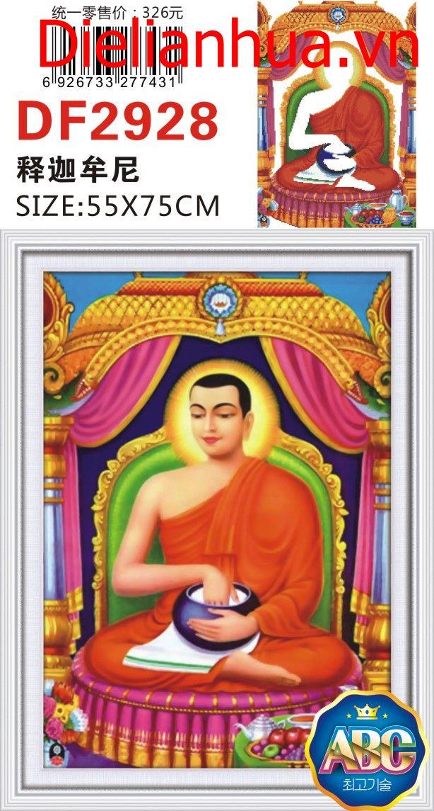 Tranh đính đá phật df2928_55*75cm