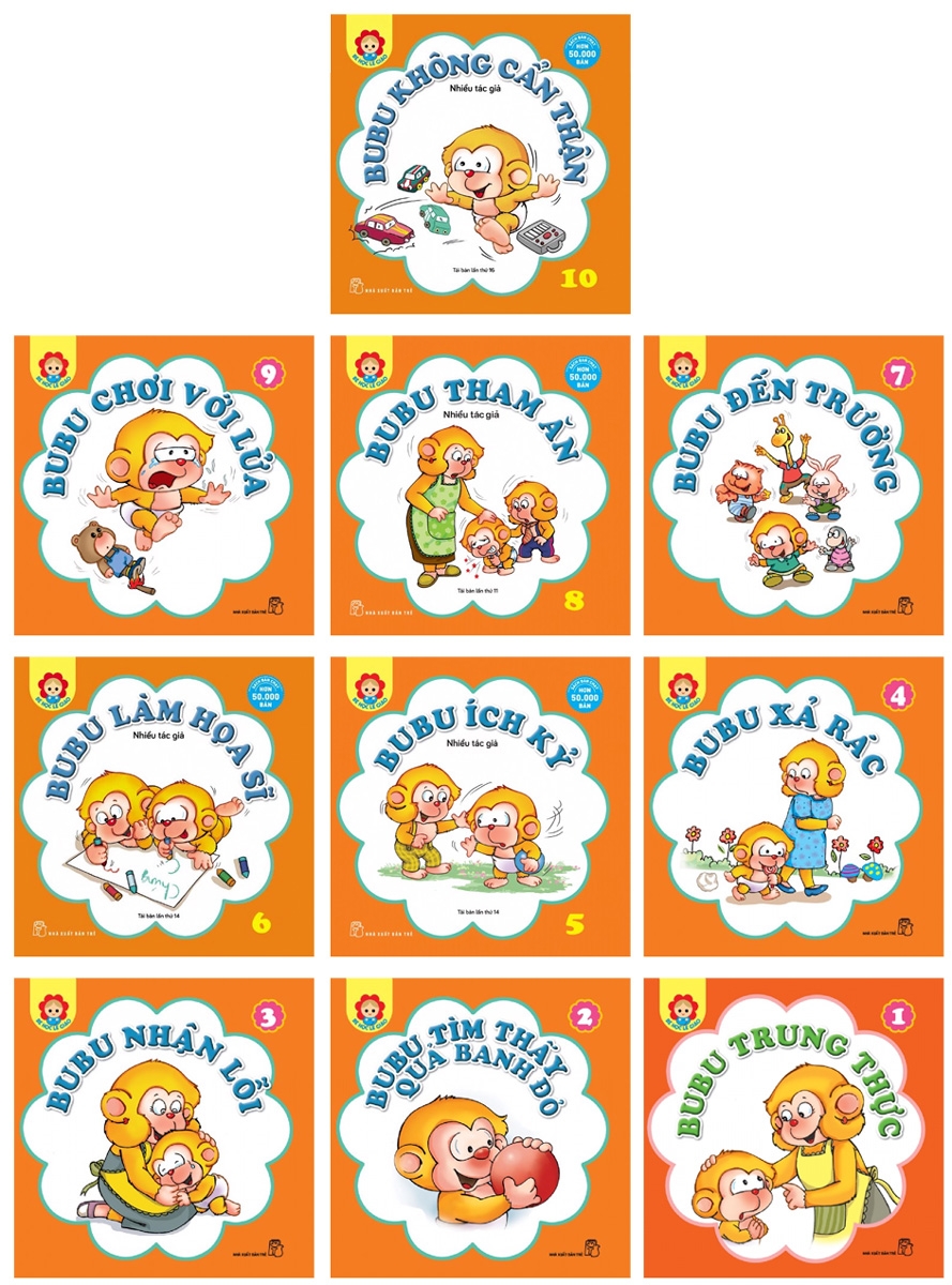 Fahasa - Bộ Sách Bubu - Bé Học Lễ Giáo (Trọn Bộ Tập 1 - 60)