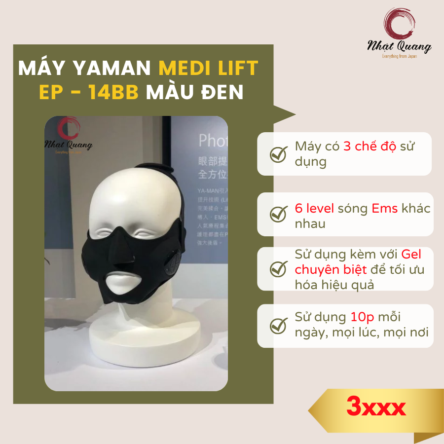 Máy nâng cơ, chống chảy xệ mặt yaman medi lift ep - 14bb