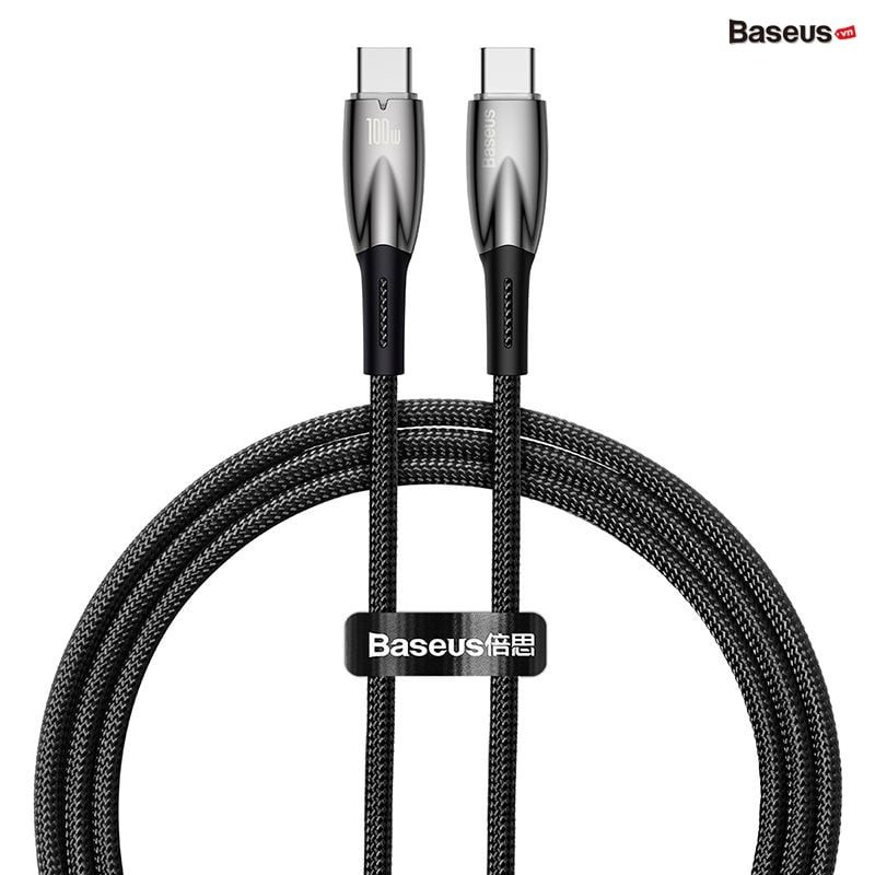 Baseus Glimmer Series Fast Charging Data Cable Type-C to Type-C 100W