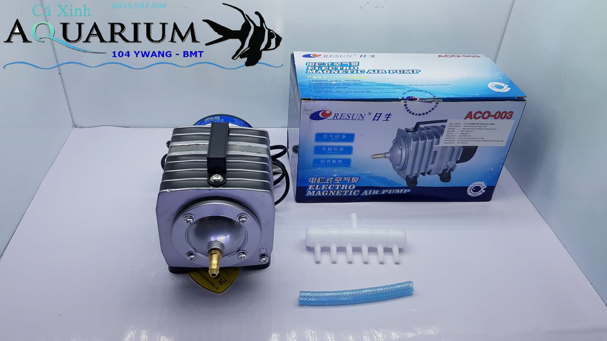 RESUN ACO - 003 Máy Sủi Oxi cho hồ cá