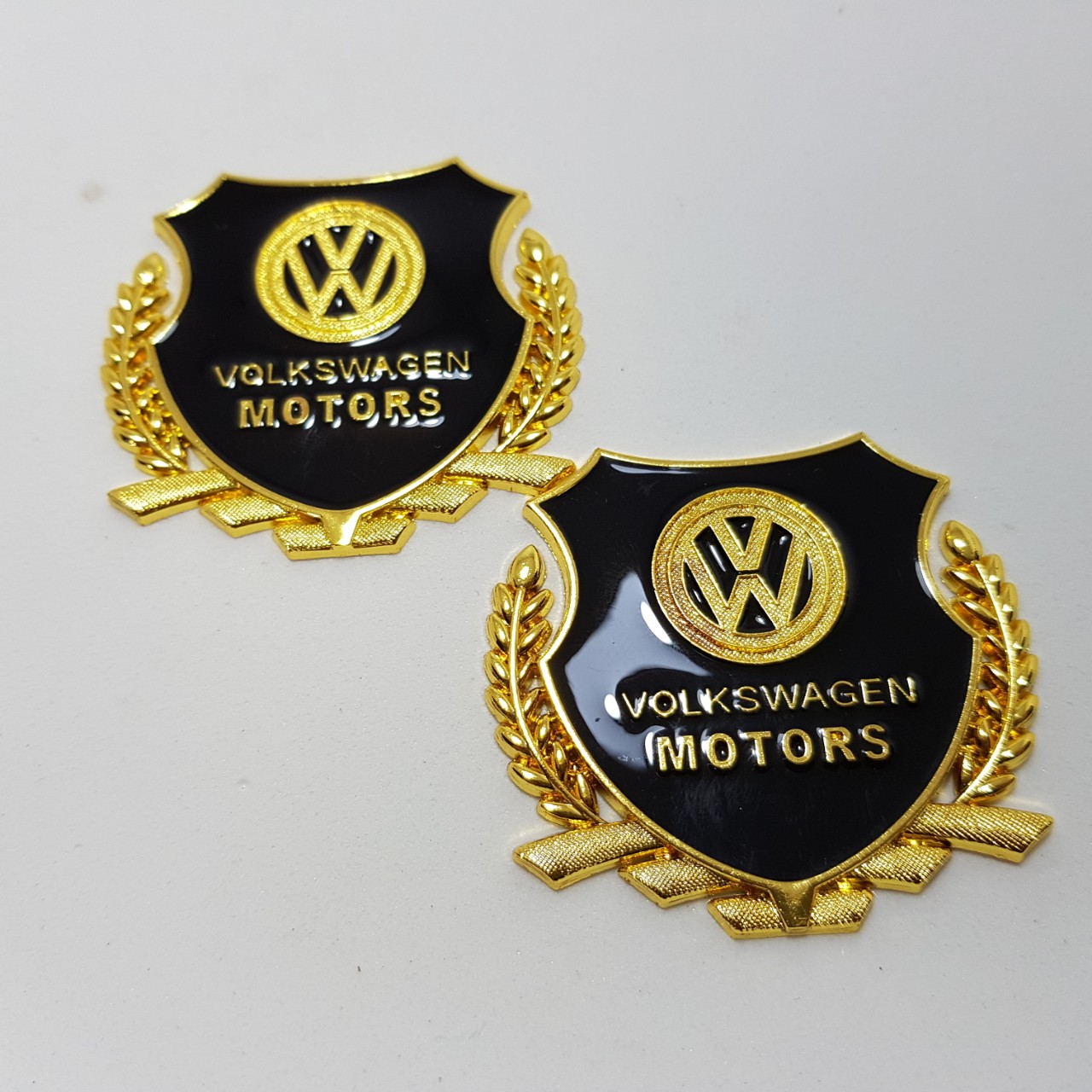 Bộ 2 chiếc huy hiệu Logo bông lúa trang trí ô tô (Đầy đủ thương hiệu xe)