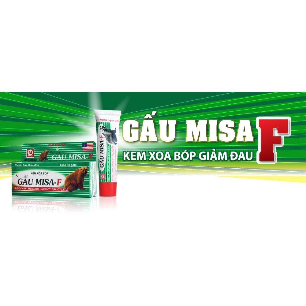 Kem xoa bóp giảm đau gấu Misa